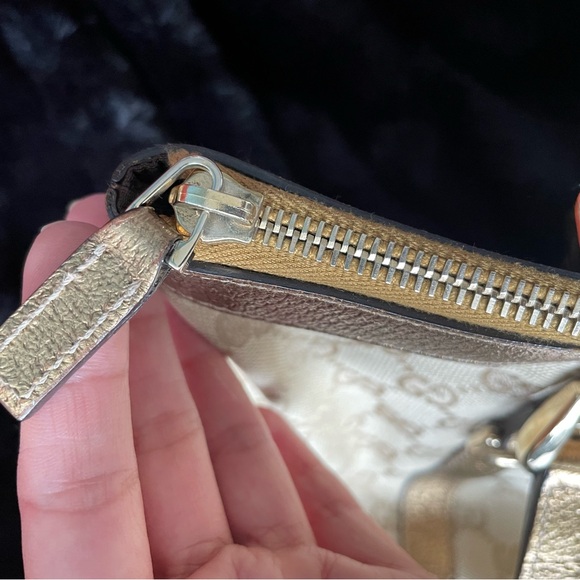 Gucci Abbey Tote Metallic Leather Hawaii Exclusive - Picture 6 of 15